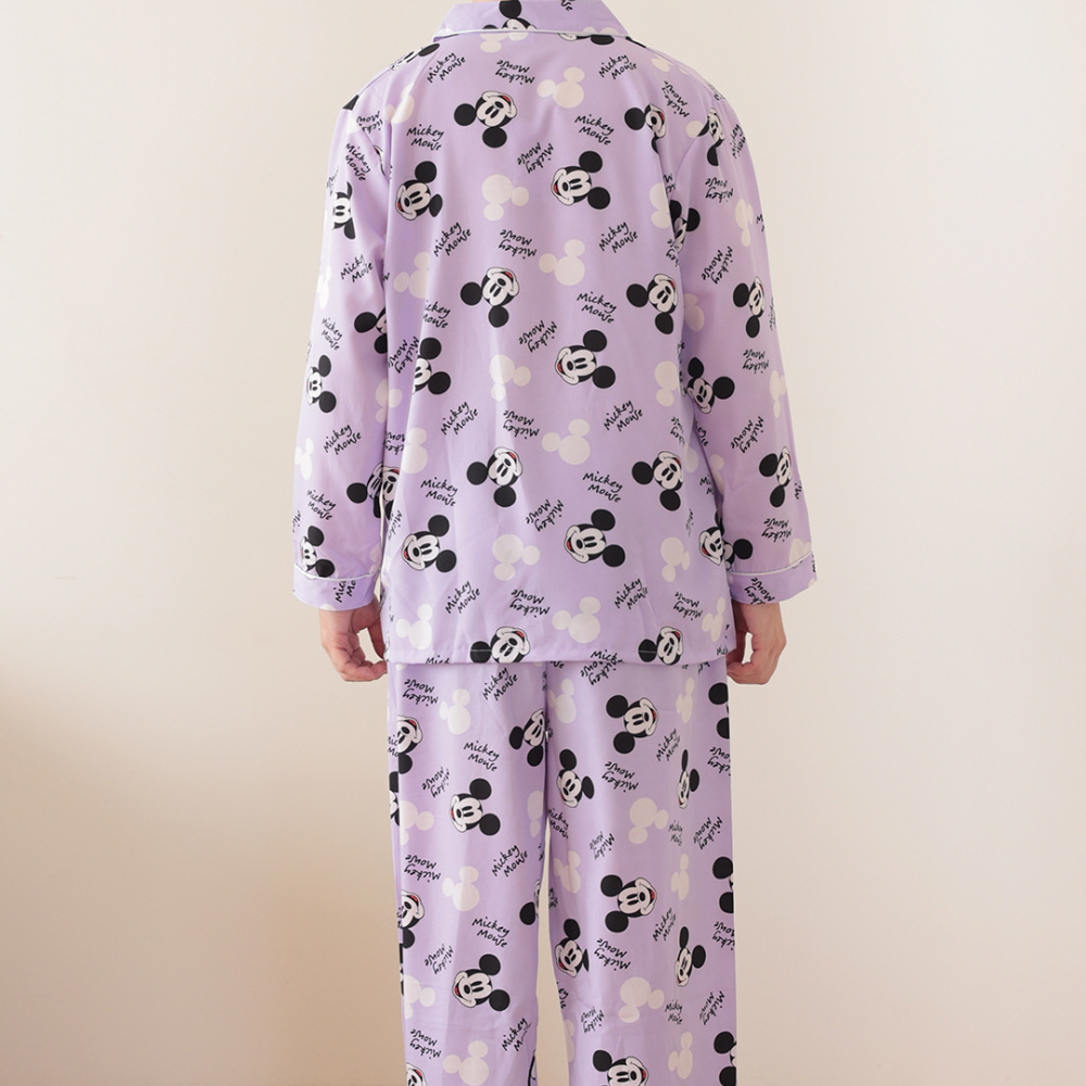 (3color)우주블리 정품 디즈니 긴 페이스 커플 잠옷 파자마 세트